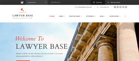 Lawyers Base WordPress Law Firm Theme